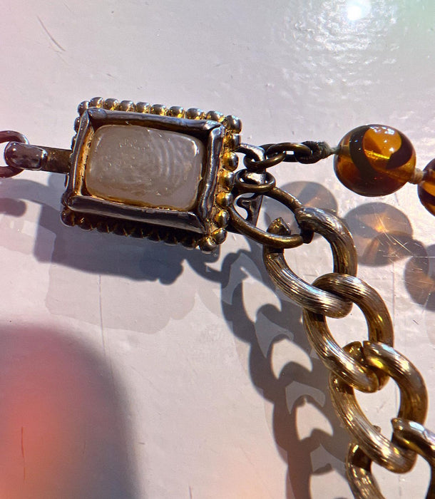 Chanel Vintage Perlen Collier Kette 1985